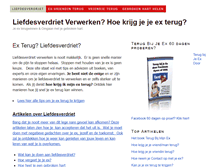 Tablet Screenshot of liefdesverdriettips.com
